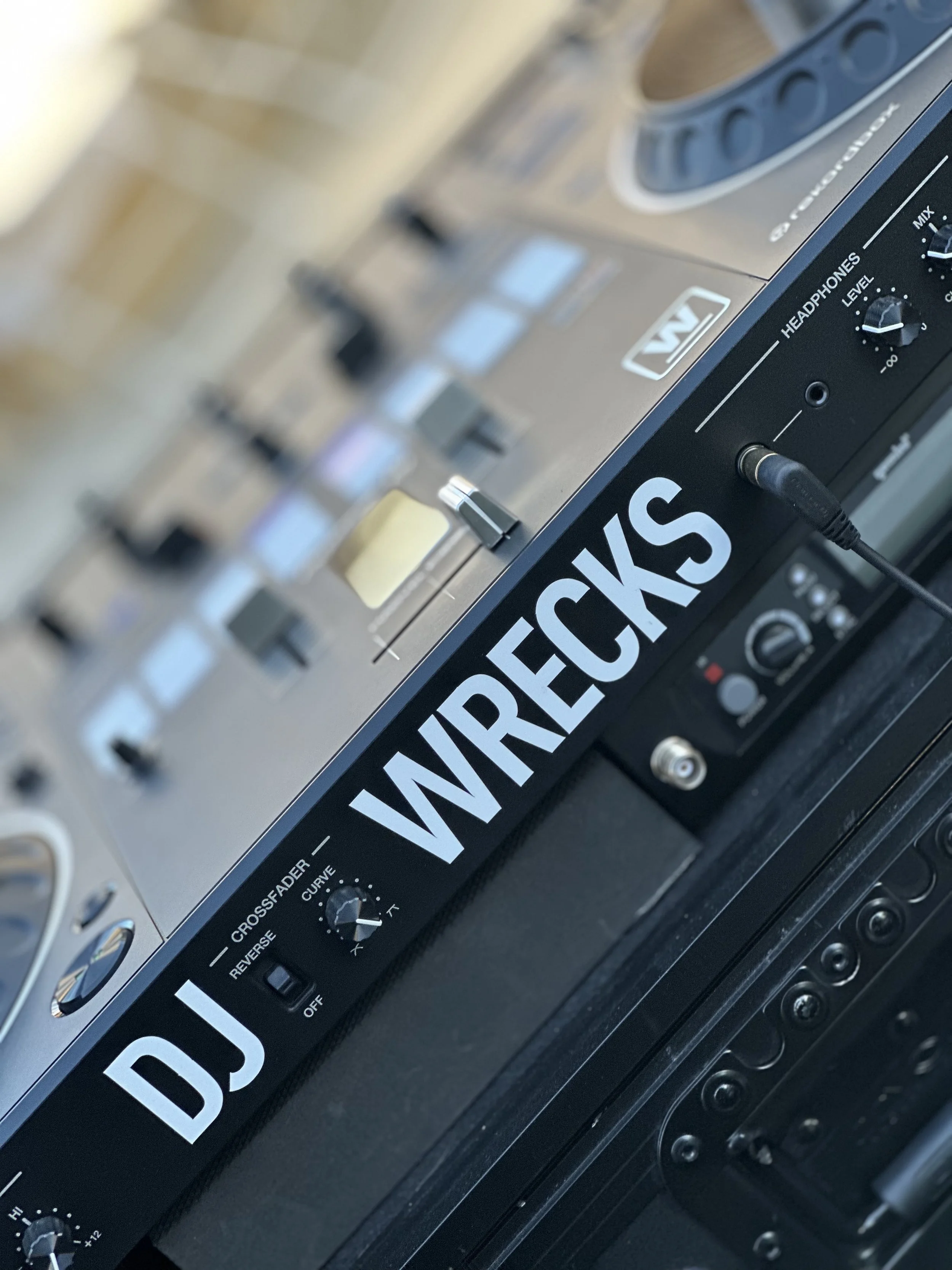 DJ Wrecks professional event equipment